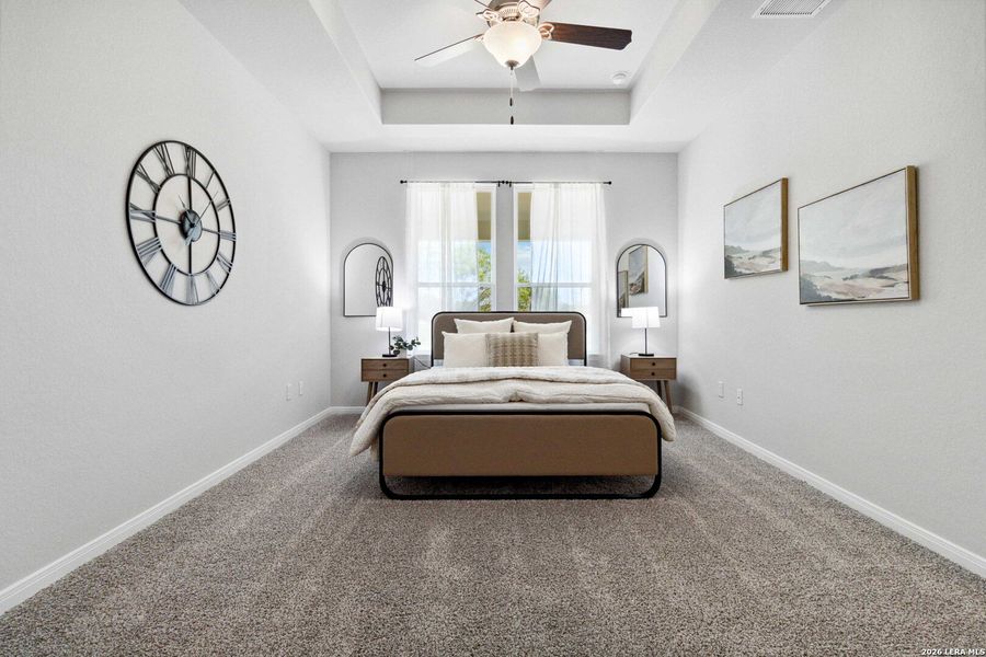 Furnished interior view inside a new home in Bonita Vista, Pleasanton (Image 3). Furnished interior view inside a new home in Bonita Vista, Pleasanton (Image 3).