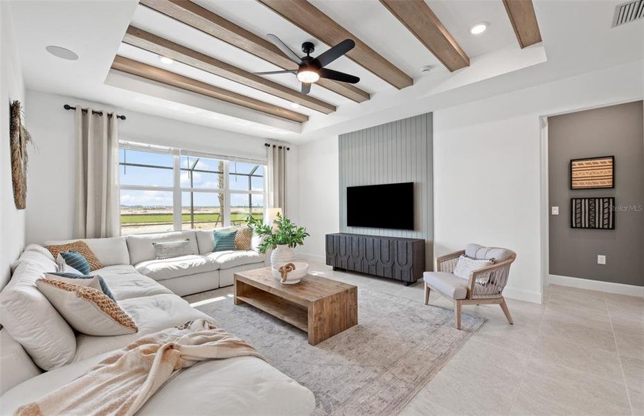 Furnished interior view inside a new home in , Bradenton (Image 15). Furnished interior view inside a new home in , Bradenton (Image 15).