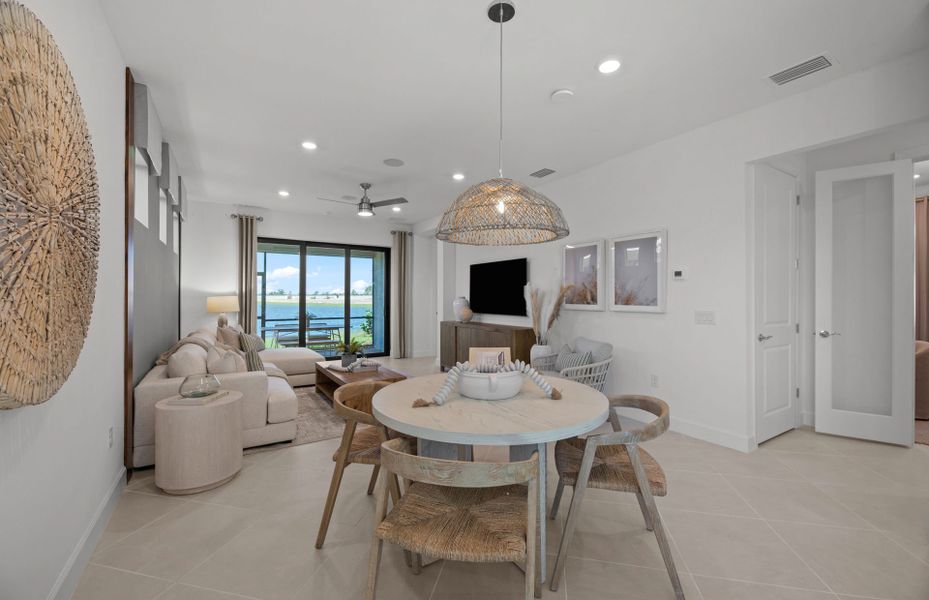 Furnished interior view inside a new home in Del Webb Catalina, Lakewood Ranch (Image 16).