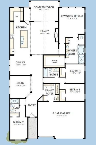 The success of a floor plan is the way you can move through it…You’ll be amazed at how well this home lives…We call it traffic patterns.