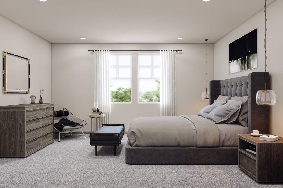 Representative furnished interior of a home built from the 4 by Tri Pointe Homes in Sugar Mill Village, Longmont (Image 42).