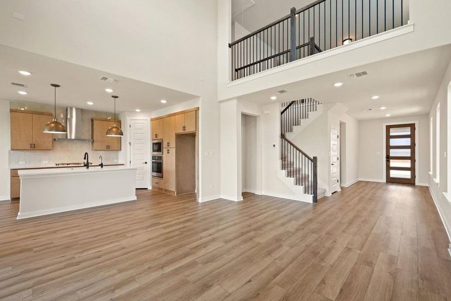 Spacious, unfurnished interior of a new home in Lariat, Liberty Hill (Image 29). Spacious, unfurnished interior of a new home in Lariat, Liberty Hill (Image 29).