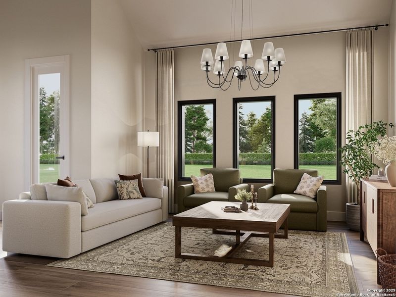 Furnished interior view inside a new home in Vista Ridge, Live Oak (Image 19).
