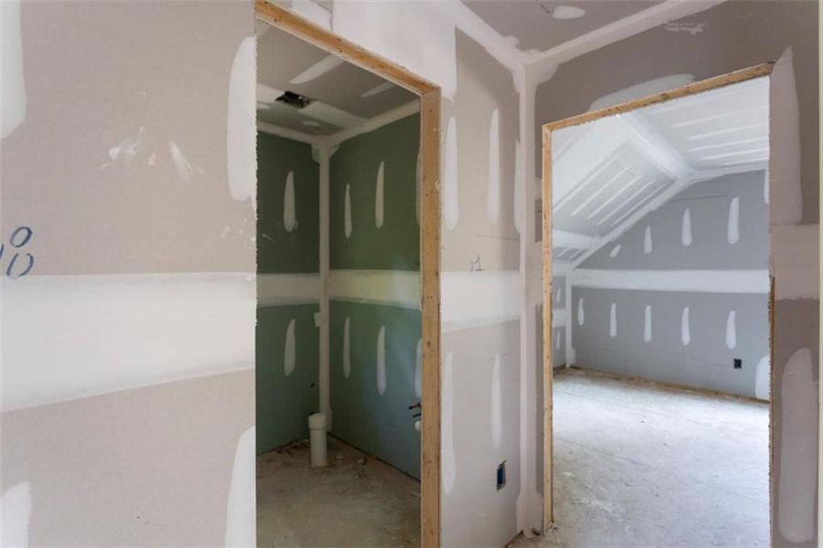 In-progress construction of a new home in , Social Circle, GA (Image 15).