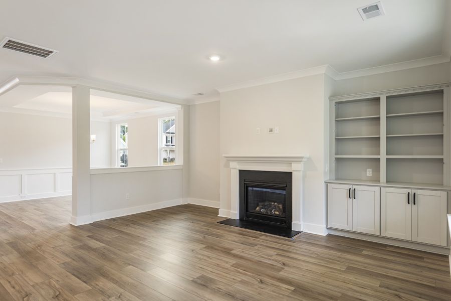 Spacious, unfurnished interior of a new home in Cottages at Lake Emory, Inman (Image 18). Spacious, unfurnished interior of a new home in Cottages at Lake Emory, Inman (Image 18).