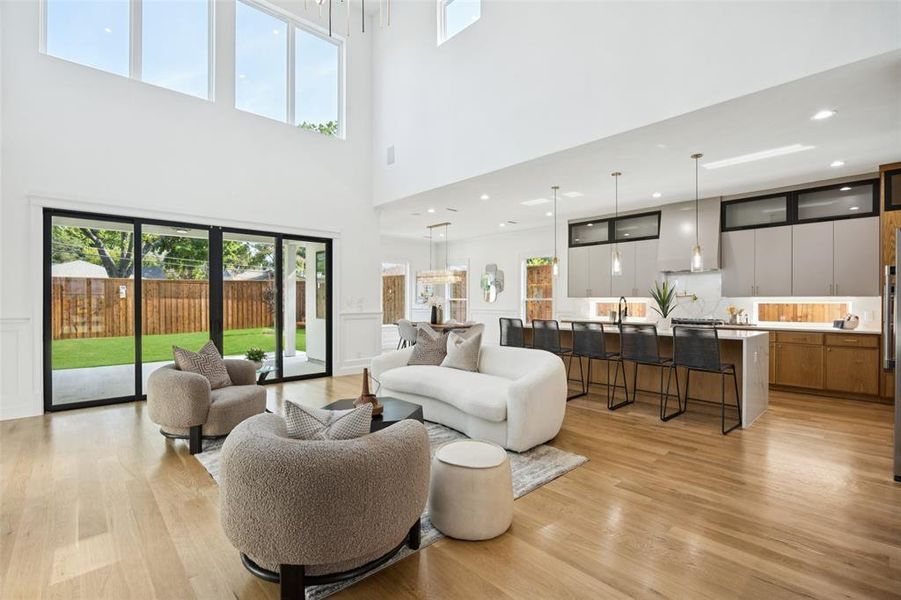 Furnished interior view inside a new home in , Dallas (Image 6).