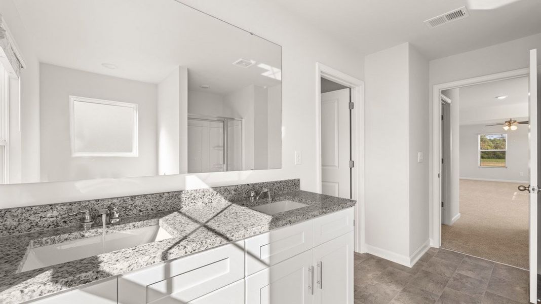 Furnished interior view inside a new home in Southwind Village, Evans (Image 11).