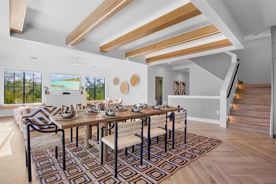 Furnished interior view inside a new home in , Sarasota (Image 37).