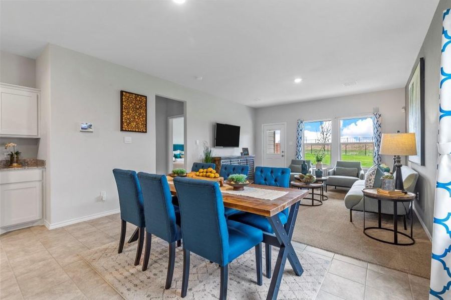 Furnished interior view inside a new home in Springhill South, Boyd (Image 25).