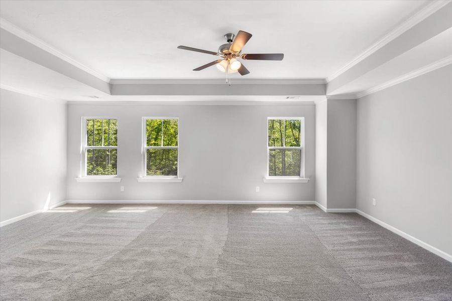 Primary Bedroom | 823 Elsie Drive, Private Owner’s Suite by Ivey Homes