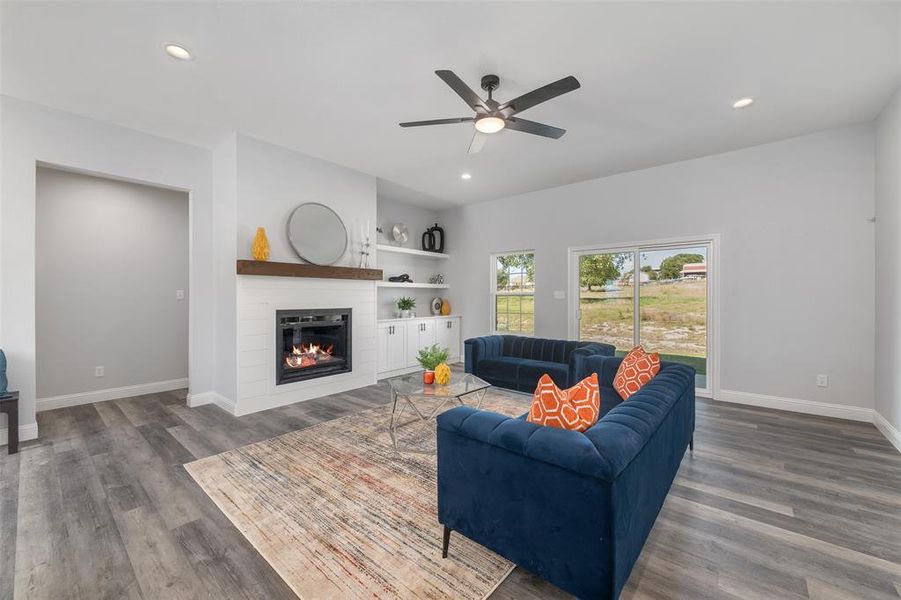 Furnished interior view inside a new home in , Azle (Image 6).