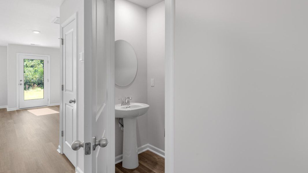 Furnished interior view inside a new home in Grayson Park Townhomes, Leland (Image 9).