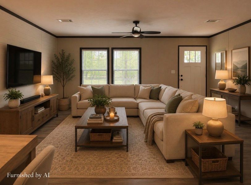 Furnished interior view inside a new home in , Kirbyville (Image 32). Furnished interior view inside a new home in , Kirbyville (Image 32).