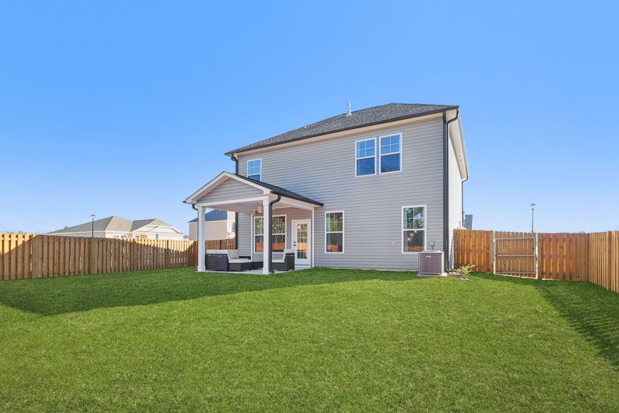 Representative exterior details of a home built from the Makenzie II by Great Southern Homes in Peachtree Hills, Lexington (Image 42).