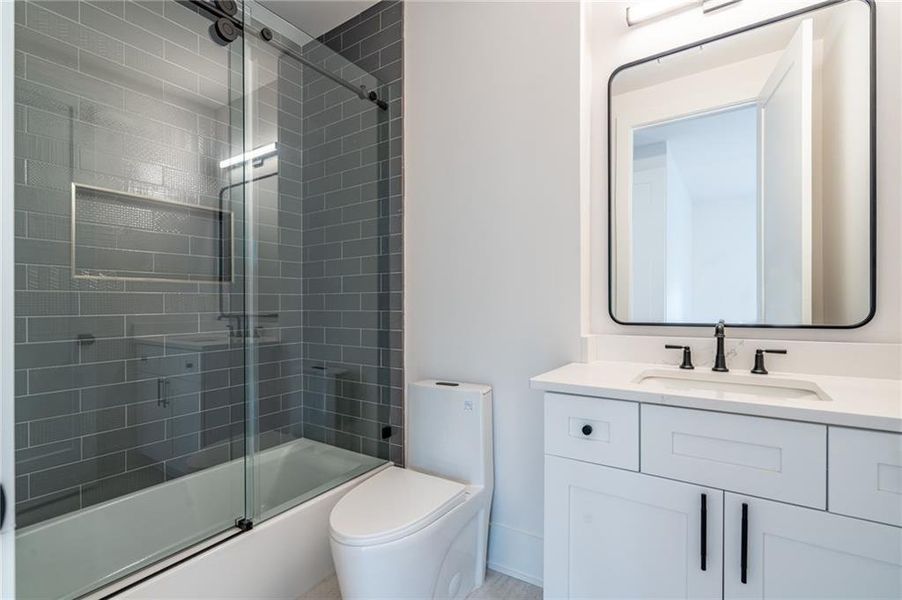 Furnished interior view inside a new home in , Brookhaven (Image 18).