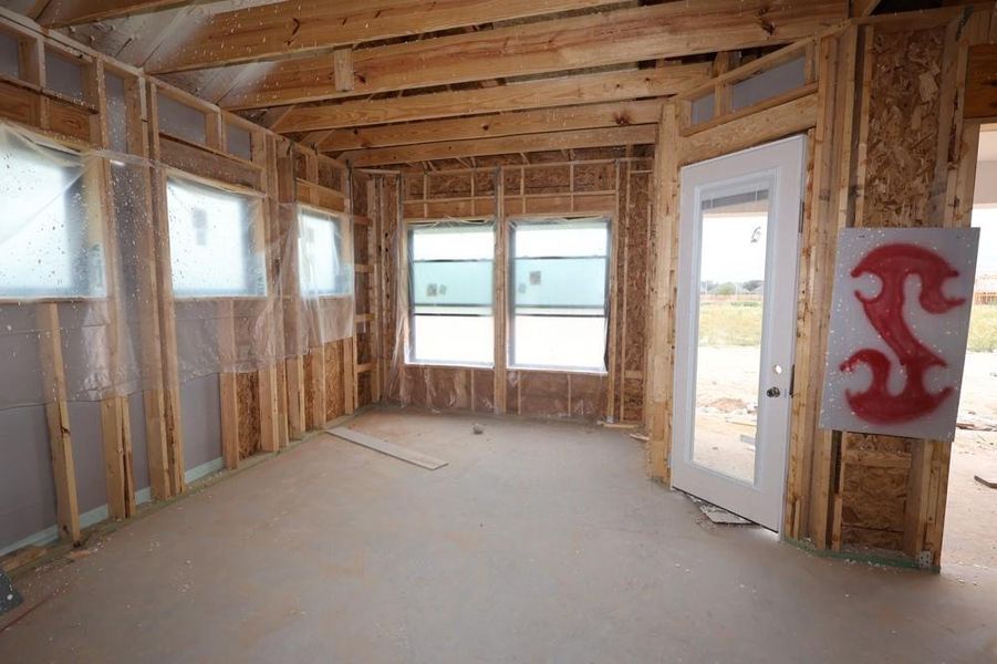 In-progress construction of a new home in The Meadows at Imperial Oaks, Conroe, TX (Image 6). In-progress construction of a new home in The Meadows at Imperial Oaks, Conroe, TX (Image 6).