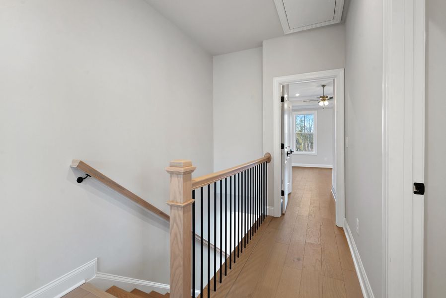 Representative unfurnished interior of a home built from the 
                        
                         by The Providence Group in Ward's Crossing Townhomes, Johns Creek (Image 31).