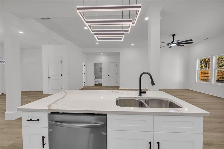 Close-up of interior finishes inside a home in , Covington (Image 18).