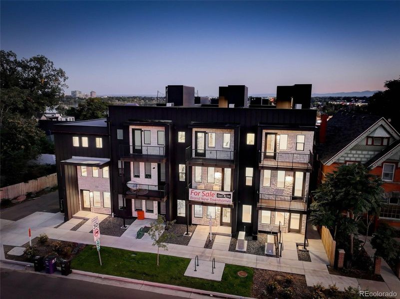 Twilight Aerial View