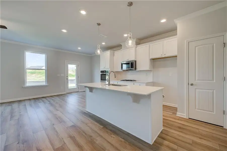 Furnished interior view inside a new home in Langley Overlook, Loganville (Image 6).