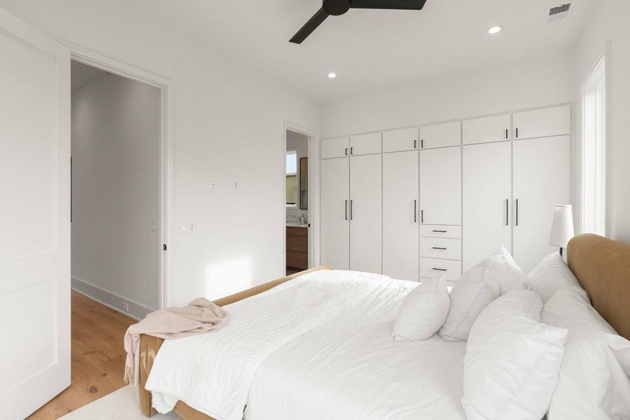 Furnished interior view inside a new home in , Charleston (Image 17).