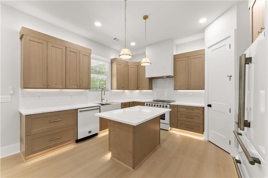 Furnished interior view inside a new home in , Flowery Branch (Image 8).
