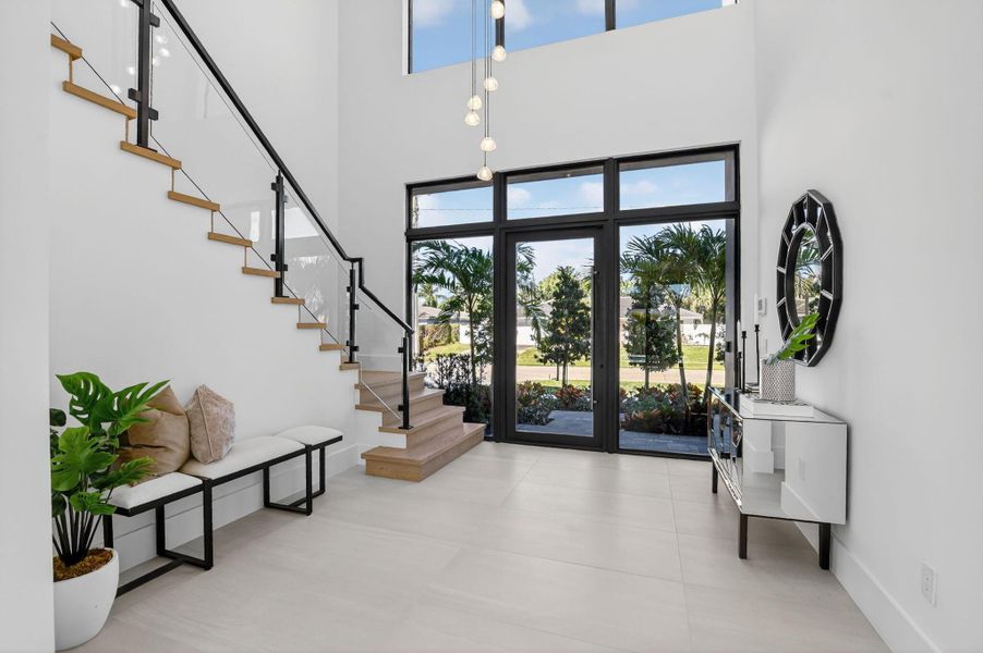 Furnished interior view inside a new home in , Boca Raton (Image 8).