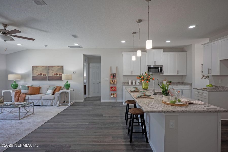 Furnished interior view inside a new home in , Jacksonville (Image 3).