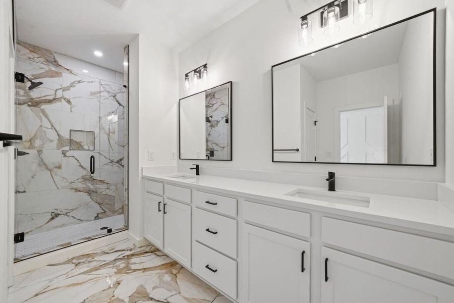 Furnished interior view inside a new home in , Decatur (Image 18).
