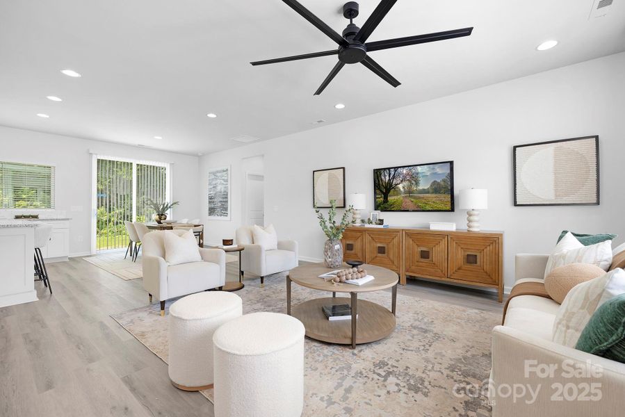 Furnished interior view inside a new home in , Salisbury (Image 9).