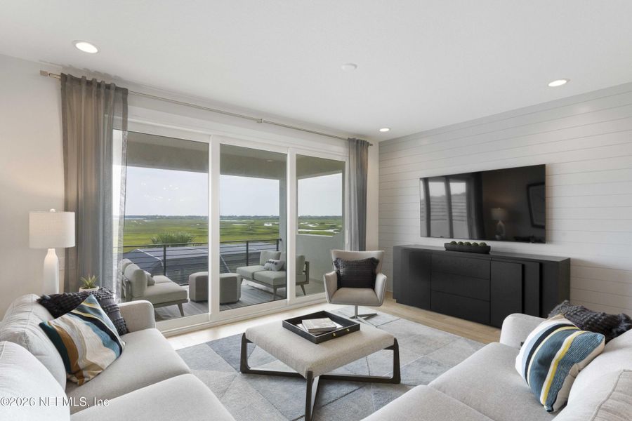 Furnished interior view inside a new home in , Ponte Vedra Beach (Image 35).