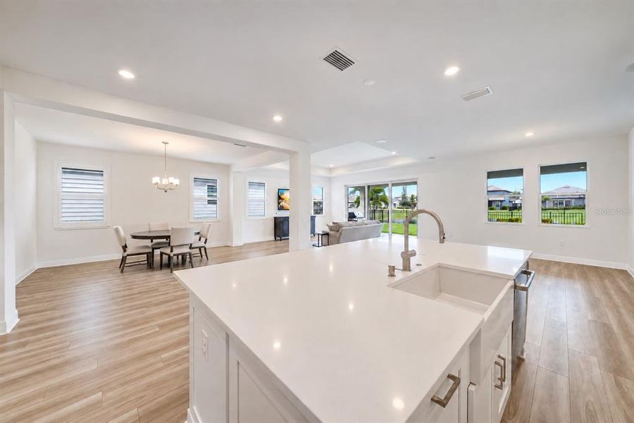 Furnished interior view inside a new home in Sweetwater at Lakewood Ranch, Bradenton (Image 19).