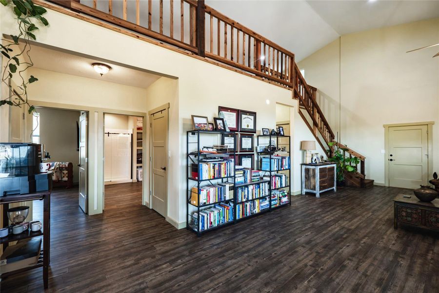 View from the dining area leading to bedrooms and laundry room View from the dining area leading to bedrooms and laundry room