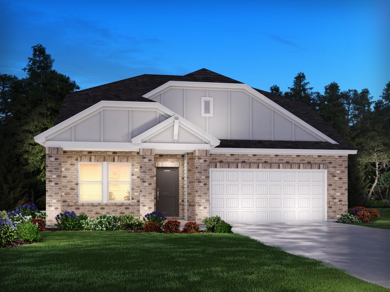 Representative exterior photo of a completed home built from the Manchester by Meritage Homes in Waltons Grove, Mount Juliet, TN (Image 15).