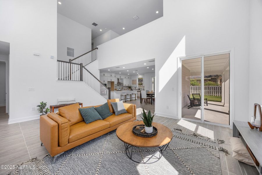 Furnished interior view inside a new home in , Jacksonville (Image 42). Furnished interior view inside a new home in , Jacksonville (Image 42).