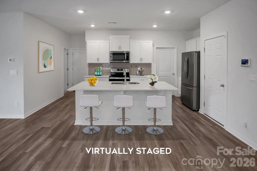 Furnished interior view inside a new home in , Kings Mountain (Image 6).