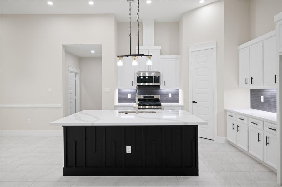 Furnished interior view inside a new home in , Porter (Image 9).