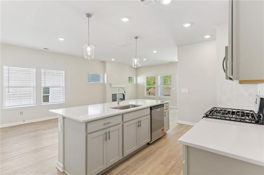 Furnished interior view inside a new home in , Cumming (Image 12). Furnished interior view inside a new home in , Cumming (Image 12).