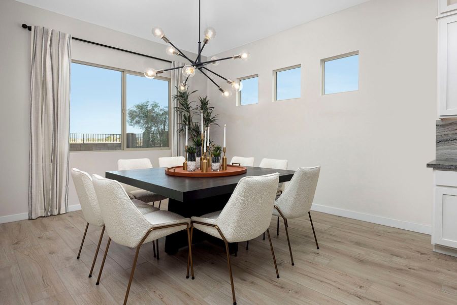 Representative furnished interior of a home built from the Burgundy by Mattamy Homes in White Tank Vistas, Waddell (Image 7).