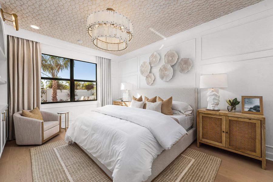 Representative furnished interior of a home built from the Eleuthera by GL Homes in Valencia Harbor (55+), Fort Myers (Image 13).