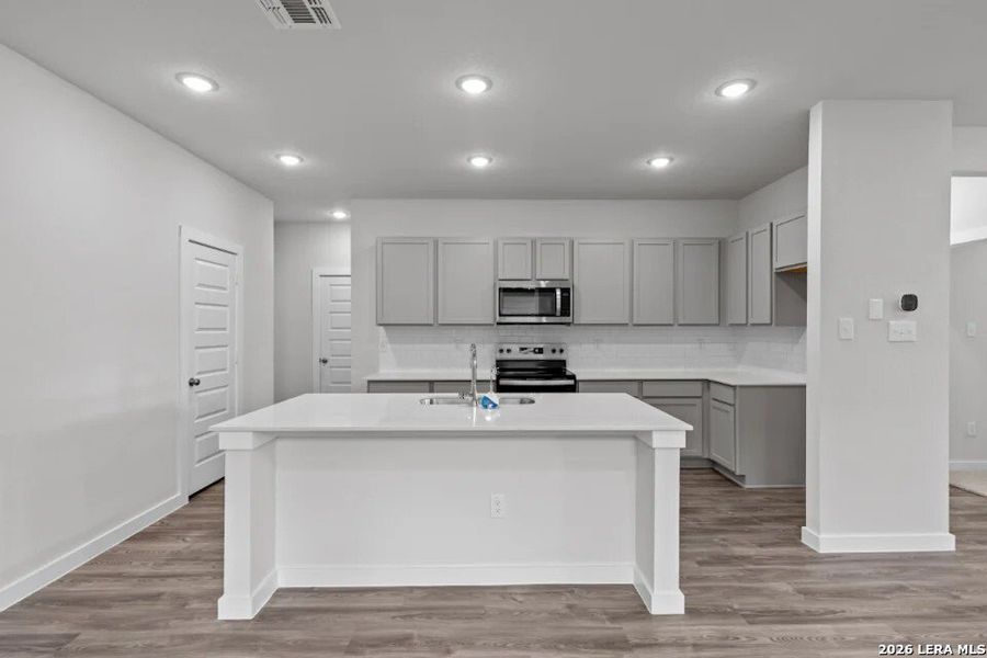 Furnished interior view inside a new home in Summerlin, San Antonio (Image 4).