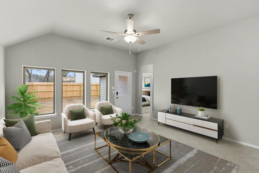 Furnished interior view inside a new home in Escondido, Magnolia (Image 8).