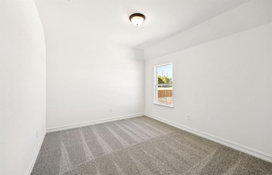 Secondary bedroom designed for comfort and convenience Secondary bedroom designed for comfort and convenience