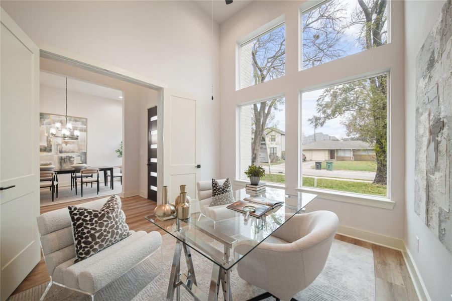 Furnished interior view inside a new home in , Houston (Image 9).