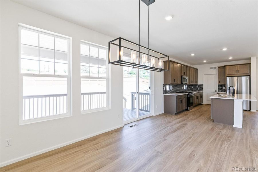Spacious, unfurnished interior of a new home in Terrain Oak Valley, Castle Rock (Image 38).