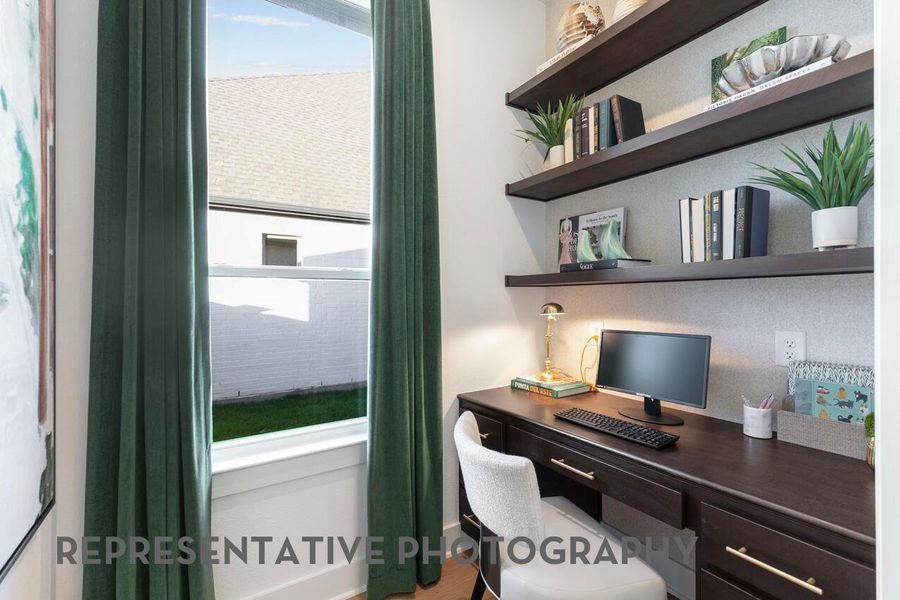 Furnished interior view inside a new home in ARTAVIA, Conroe (Image 19).