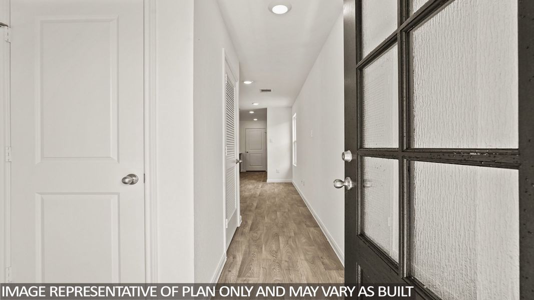 Representative unfurnished interior of a home built from the Wyeth by D.R. Horton in Gemini, Splendora (Image 10). Representative unfurnished interior of a home built from the Wyeth by D.R. Horton in Gemini, Splendora (Image 10).