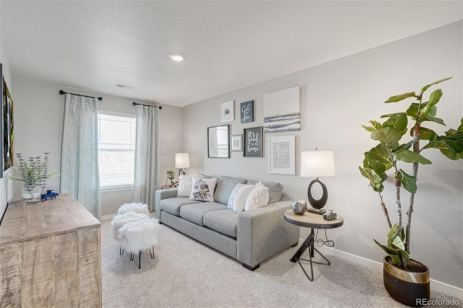 Furnished interior view inside a new home in Spring Valley Ranch, Elizabeth (Image 21).