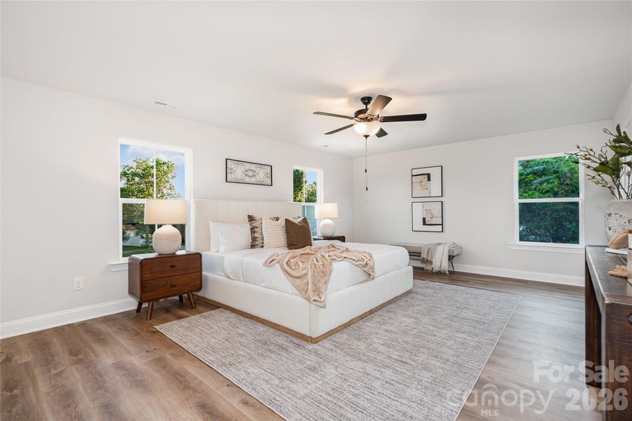 Furnished interior view inside a new home in , Charlotte (Image 14). Furnished interior view inside a new home in , Charlotte (Image 14).