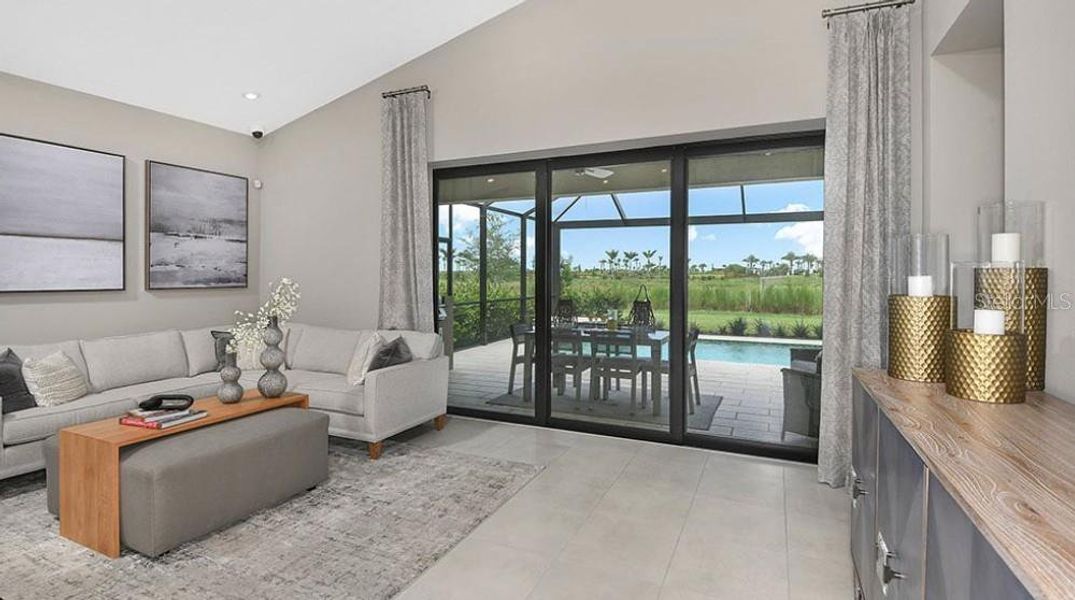 Furnished interior view inside a new home in The Cove at West Port, Port Charlotte (Image 8).